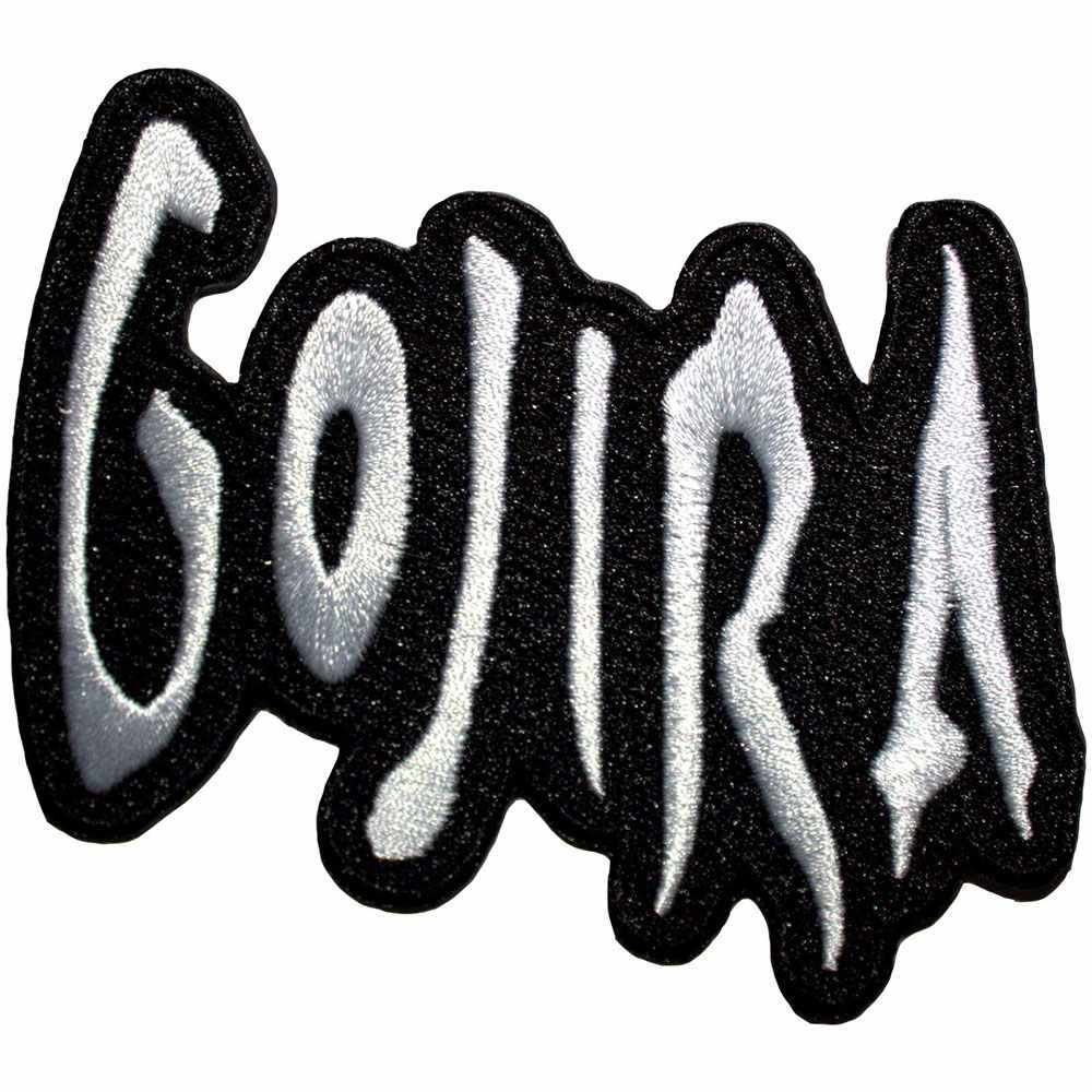 Gojira - Logo Patch - Schwarz/Weiß